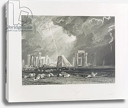 Постер Тернер Вильям (последователи) Stone Henge, 1829
