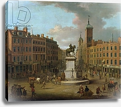 Постер Николлс Джозеф A View of Charing Cross and Northumberland House, 1746