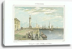 Постер St.Petersbourg, Forteresse et Eglise St.Pierre et St.Paul 1
