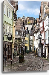 Постер Улица в историческом центре Германии