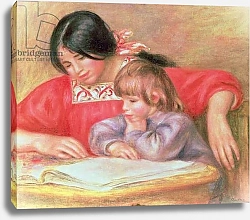 Постер Ренуар Пьер (Pierre-Auguste Renoir) Leontine and Coco