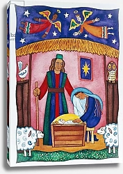 Постер Бакстер Кэти (совр) Nativity with Angels
