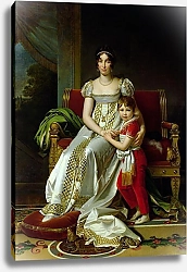 Постер Жерар Франсуа Hortense de Beauharnais Queen of Holland and her Son, Napoleon Charles Bonaparte 1806