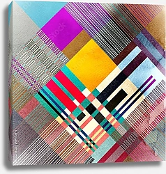 Постер Абстрактная красочная акварель #25