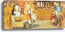 Постер Браун Форд The Baptism of St Edwin, 1879