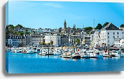 Постер Франция, Бретань. Набережная Одьерна