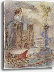 Постер Виллетт Адольф Notre Dame Of Paris.