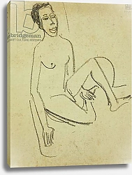 Постер Кирхнер Людвиг Эрнст Nude Boy; Knabenakt, 1907