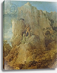 Постер Пуссен Никола (Nicolas Poussin) Landscape with Hercules and Cacus, c.1656 2