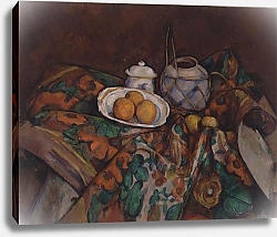 Постер Сезанн Поль (Paul Cezanne) Натюрморт с фруктами 10