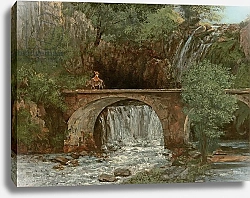 Постер Курбе Гюстав (Gustave Courbet) The Great Bridge, 1864