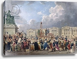 Постер Демаки Пьер An Execution, Place de la Revolution, between August 1793 and June 1794