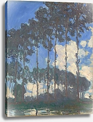 Постер Моне Клод (Claude Monet) Тополи на Эпте