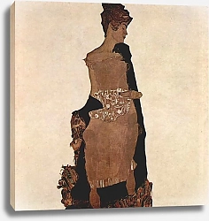 Постер Шиле Эгон (Egon Schiele) Портрет Гертруды Шиле
