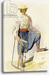 Постер Лир Эдвард Greek Woodcutter, 13 June 1856
