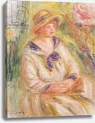 Постер Ренуар Пьер (Pierre-Auguste Renoir) Portrait of a Woman, c.1910