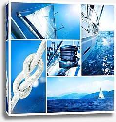 Постер Коллаж из яхт
