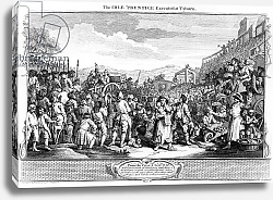 Постер Хогарт Уильям The Idle 'Prentice Executed at Tyburn, plate XI of 'Industry and Idleness', 1747