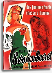Постер Film Noir Poster - Fbi Girl