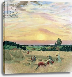 Постер Кустодиев Борис The Harvest, 1914 1