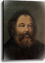 Постер Portrait of Mikhail Aleksandrovitch Bakunin c.1865