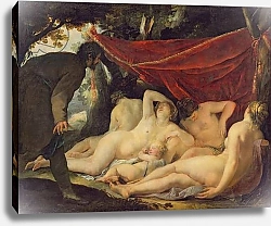 Постер Бланшар Жак Venus and the Graces Surprised by a Mortal
