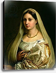 Постер Рафаэль (Raphael Santi) The Veiled Woman, or La Donna Velata, c.1516