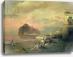 Постер Ахенбах Освальд Ischia, 1884