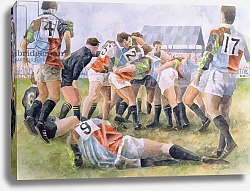 Постер Болл Гарет (совр) Rugby Match: Harlequins v Wasps, 1992