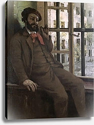 Постер Курбе Гюстав (Gustave Courbet) Self Portrait at Sainte-Pelagie, 1871
