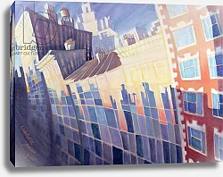 Постер Джонсон Уол (совр) Sunset, Waverly Place, New York City, 1995