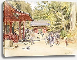 Постер Тиндейл Уолтер A Street Scene, Japan,