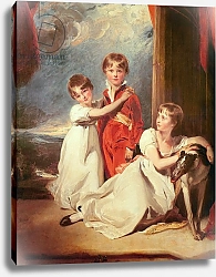 Постер Лоуренс Томас Portrait of the Fluyder Children, 1805