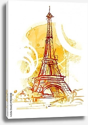 Постер Летний Париж