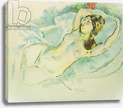 Постер Пасин Жюль Nude Woman Reclining; Femme Nue Allongee, 1920-1925