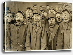 Постер Хайн Льюис (фото) Breaker boys at Hughestown Borough Coal Co. Pittston, Pennsylvania, 1911 1