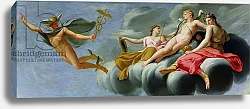 Постер Лесюер Эсташ Cupid orders Mercury, messenger of the Gods, to announce the Power of Love to the Universe, 1646-47