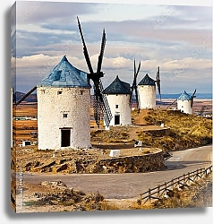Постер Испанские ветряные мельницы