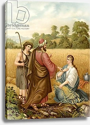 Постер Эббингхаус Вильгельм (1864-1951) Ruth on the Field of Boaz