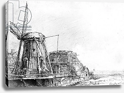 Постер Рембрандт (Rembrandt) The Windmill, 1641