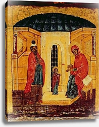 Постер Icon depicting Jesus in the Temple, c.1550