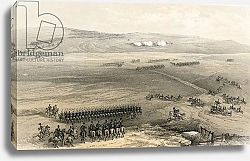 Постер Симпсон Вильям The cavalry affair of the heights of Bulganak - the first gun, 19 September 1854