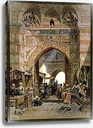 Постер Вернер Карл Bazaar Scene, 1875