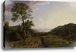 Постер Кропси Джаспер Country Lane to Greenwood Lake, 1846