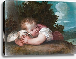 Постер Тициан (Tiziano Vecellio) Мальчик с птицей