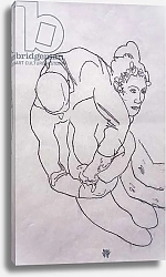 Постер Шиле Эгон (Egon Schiele) Being Embraced; Umarmende, 1918