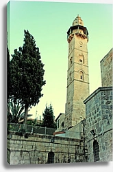 Постер Башня Давида в вечернее время, Иерусалим