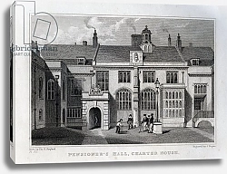 Постер Шепард Томас (последователи) Pensioner's Hall, Charter House, engraved by John Rogers, 1830