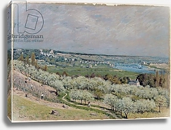 Постер Сислей Альфред (Alfred Sisley) The Terrace at Saint-Germain, Spring, 1875