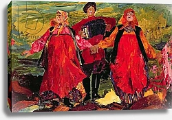 Постер Малявин Филипп Russian Peasants Singing